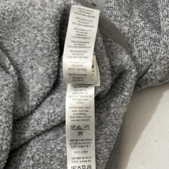 Patagonia 1/4 Zip Better Sweater Gray Women Medium - Picture 10 of 12